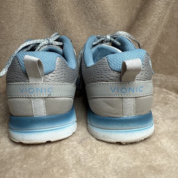 Vionic Women's‎ US 9 Miles Active Sneakers Grey Blue Lace Up Running Shoes EU 40 - Picture 4 of 8